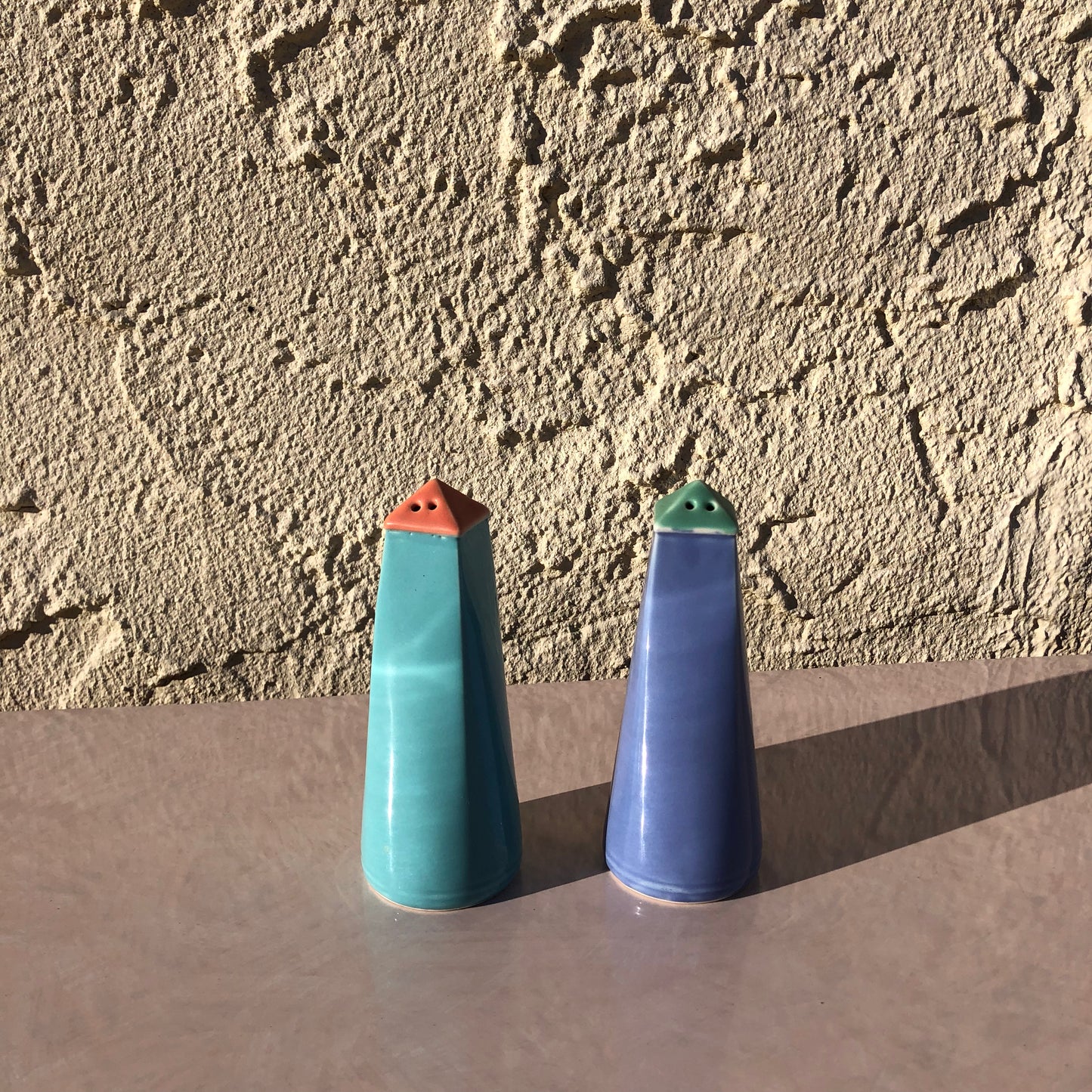 Memphis Style Salt and Pepper Shakers