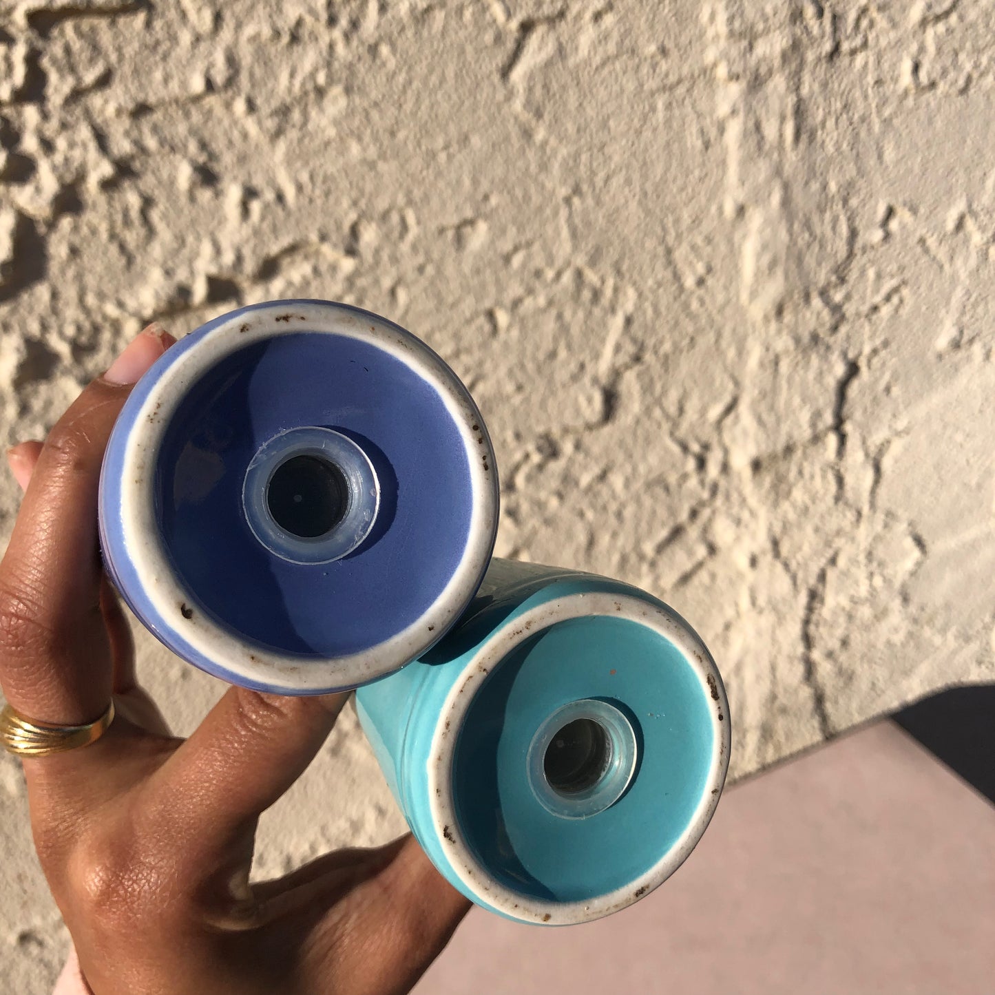 Memphis Style Salt and Pepper Shakers