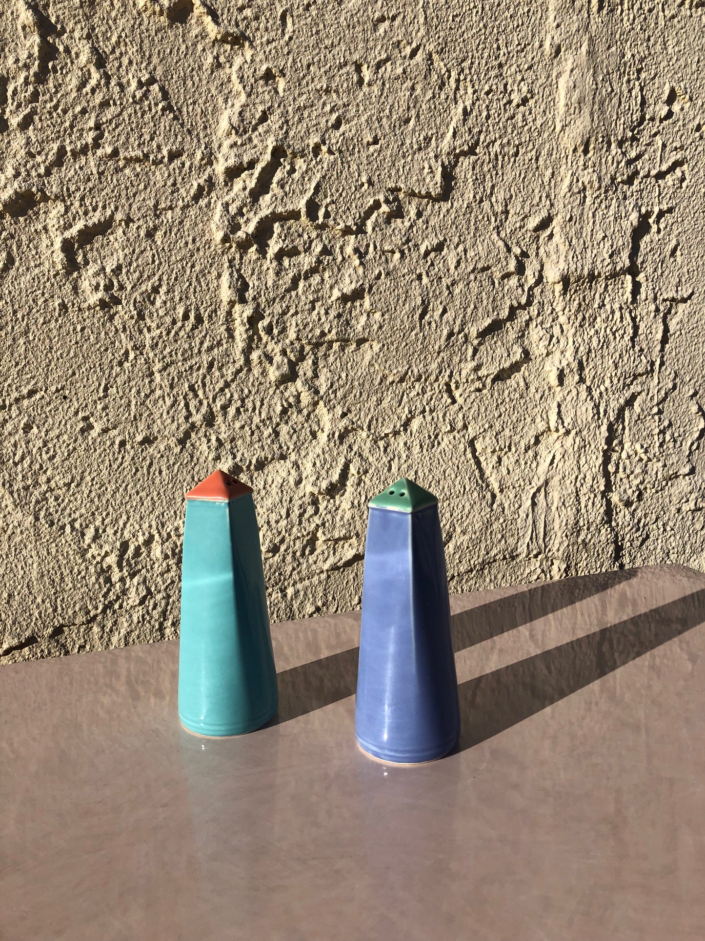Memphis Style Salt and Pepper Shakers