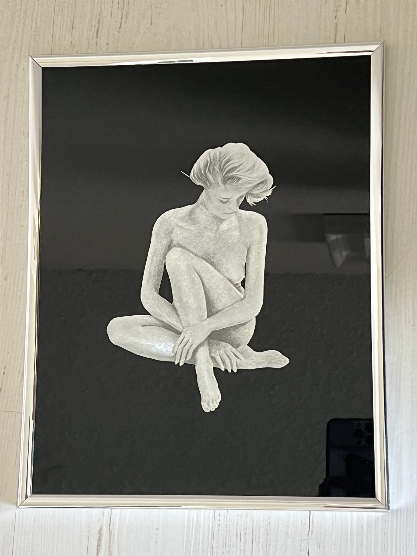 Vintage Silver Lady Artwork