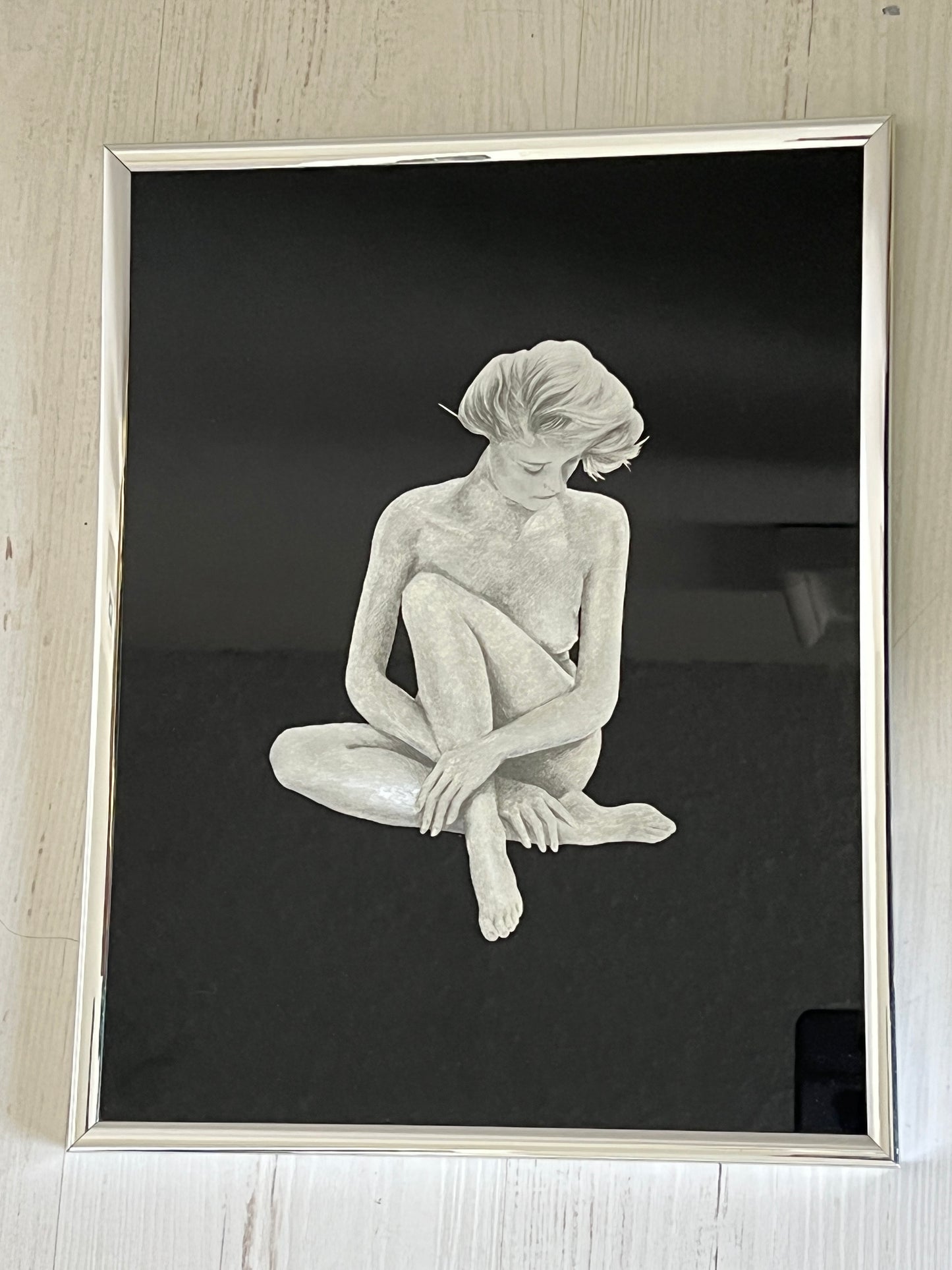 Vintage Silver Lady Artwork