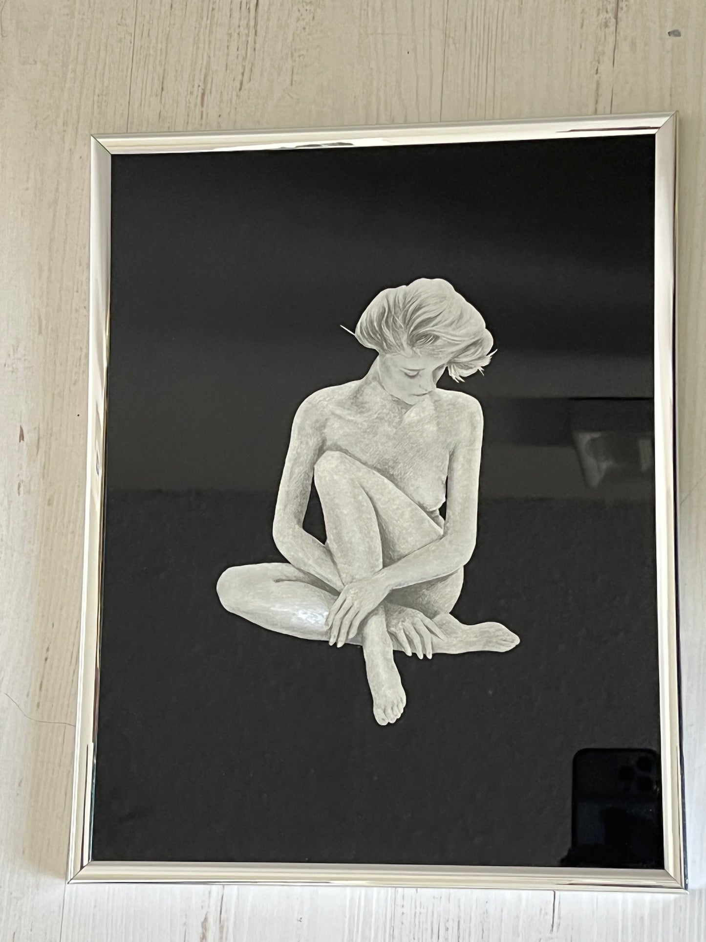 Vintage Silver Lady Artwork