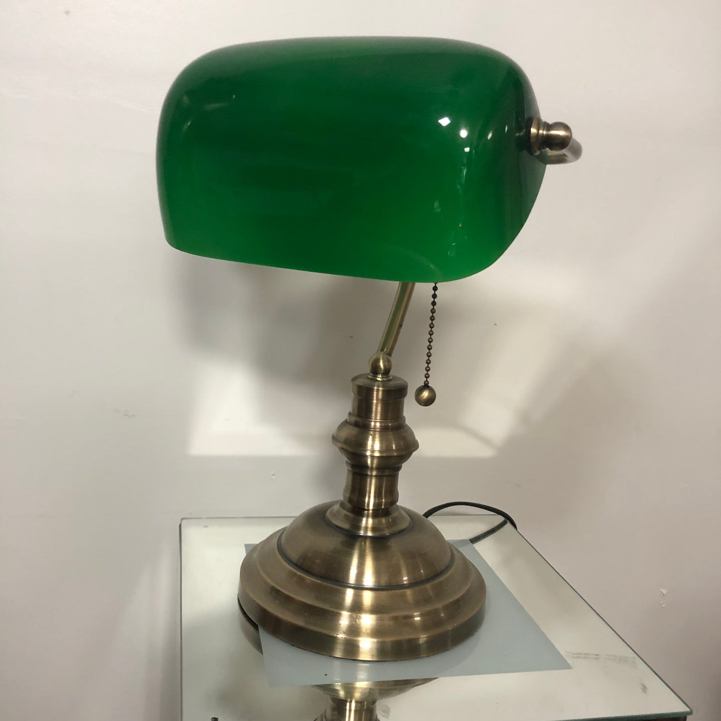 Vintage Banker’s lamp