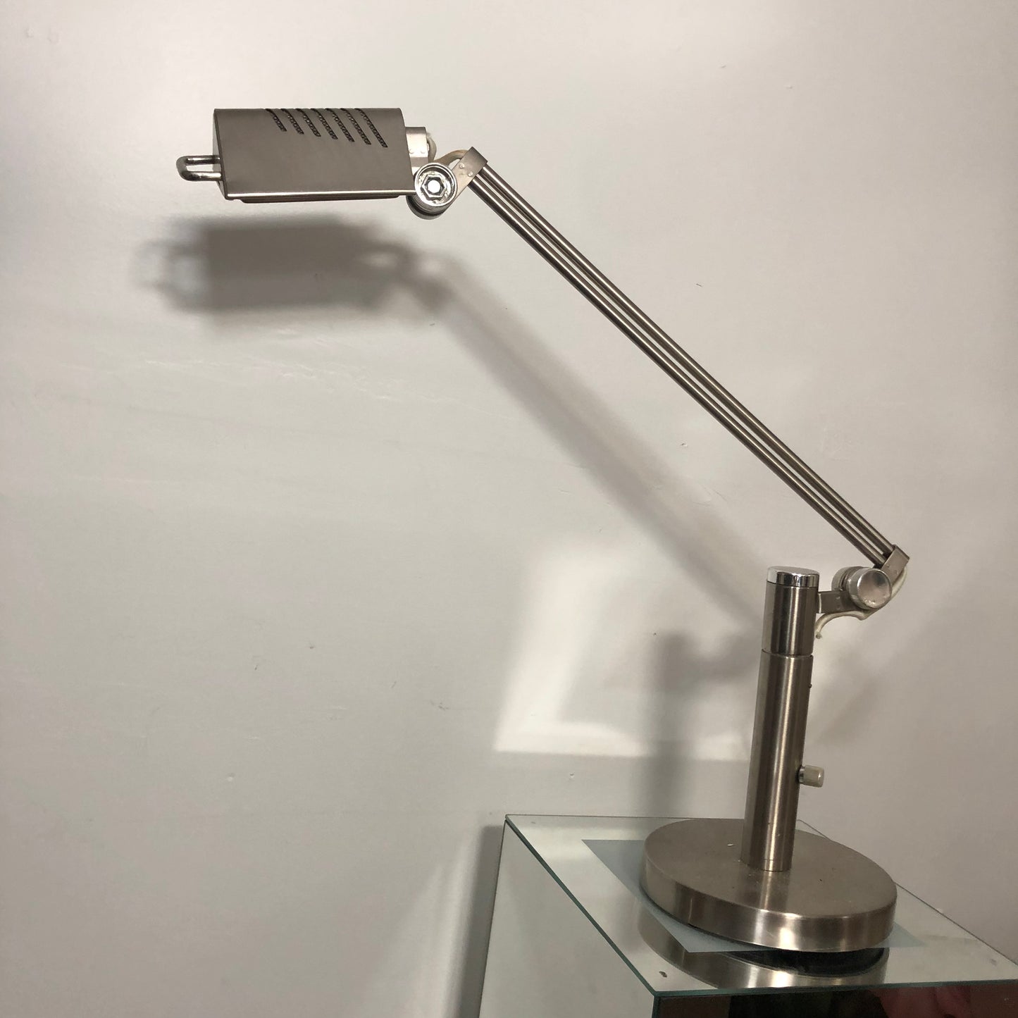 Postmodern chrome lamp