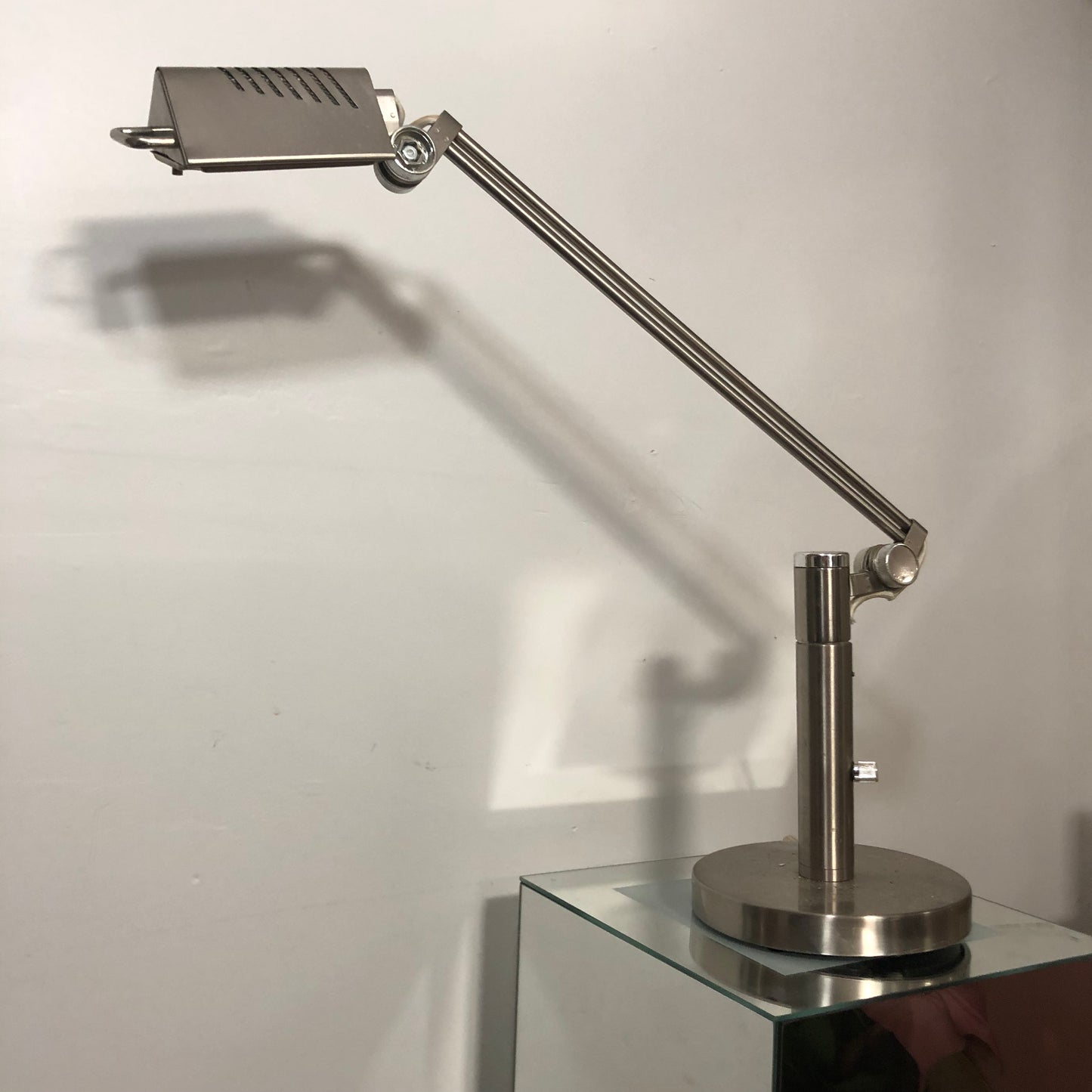 Postmodern chrome lamp