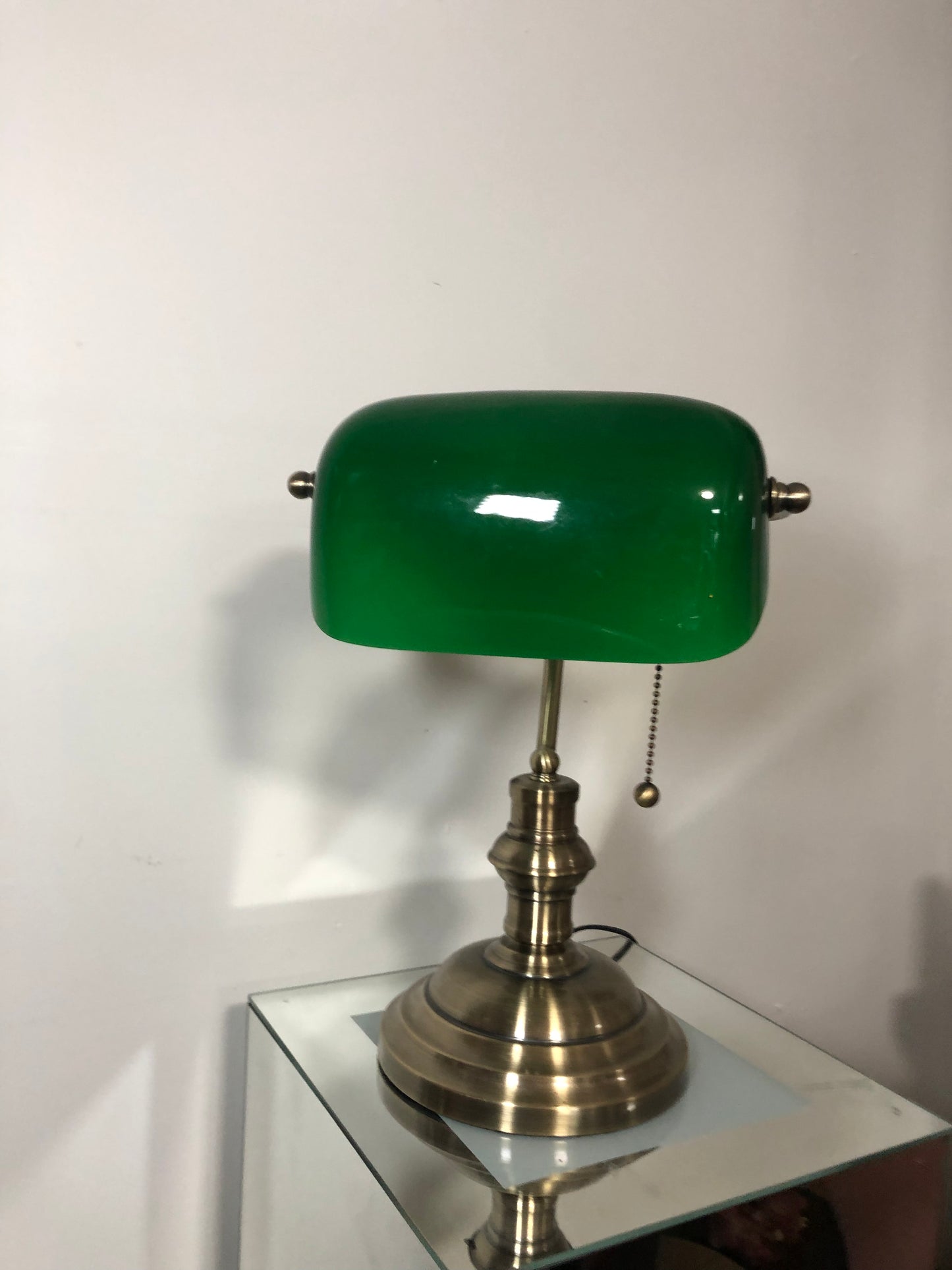 Vintage Banker’s lamp