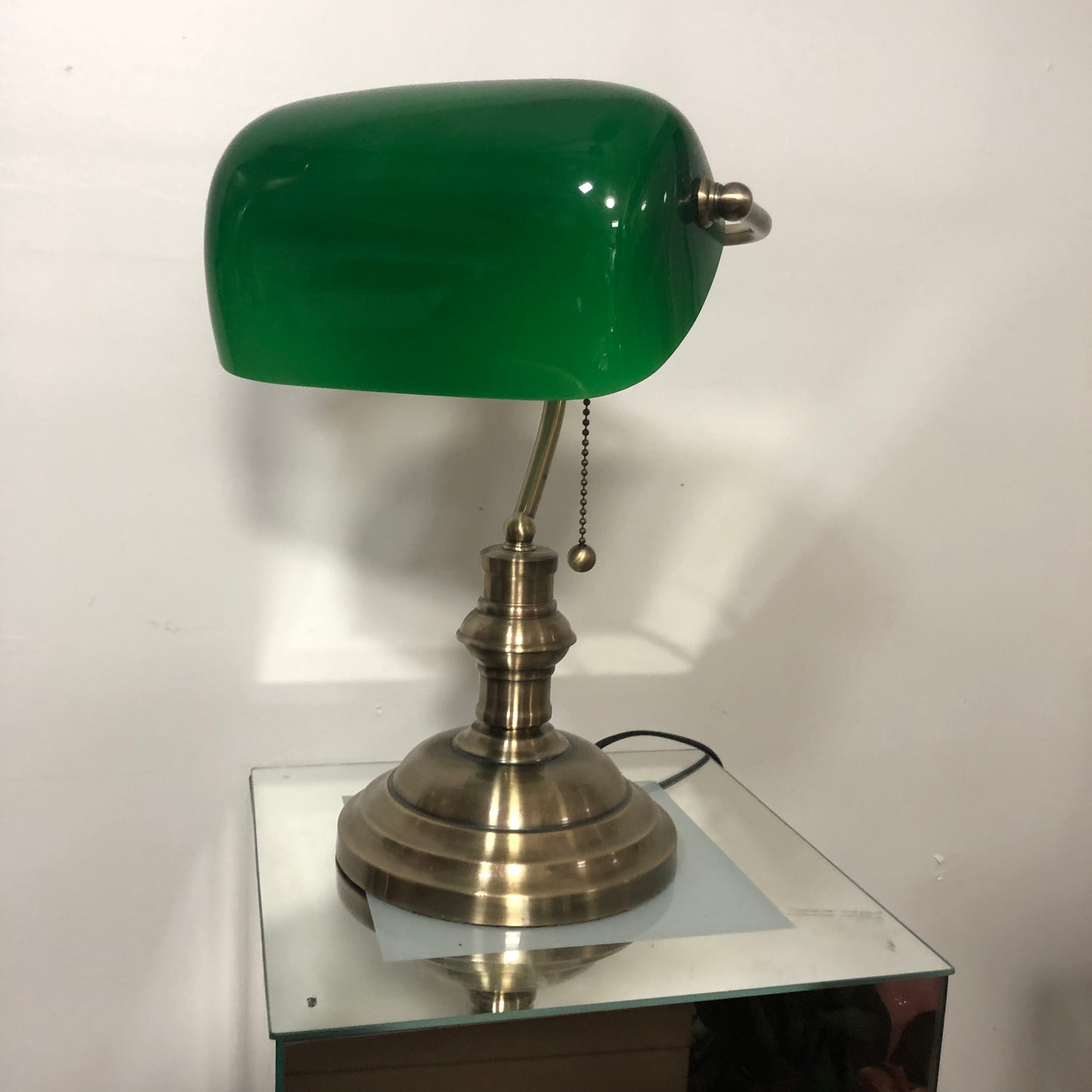 Vintage Banker’s lamp