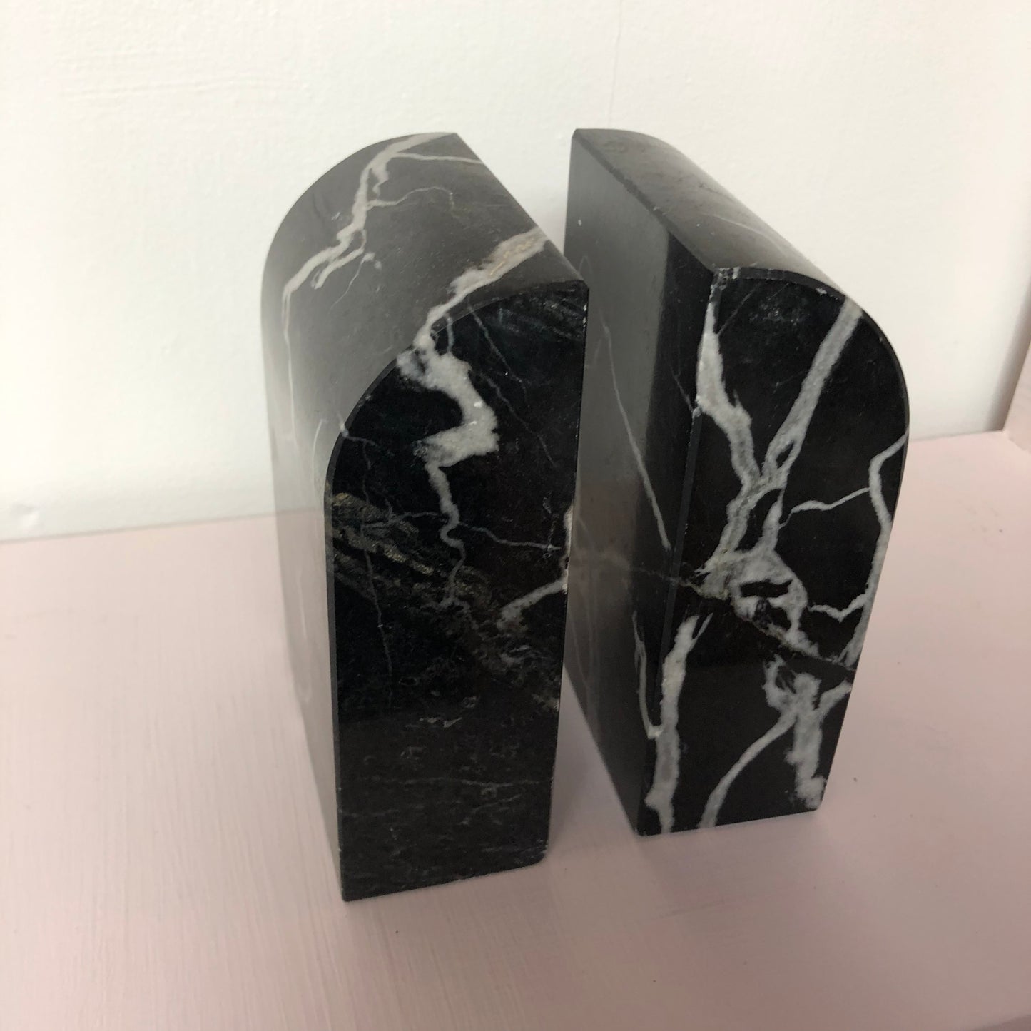 Black Marble bookends