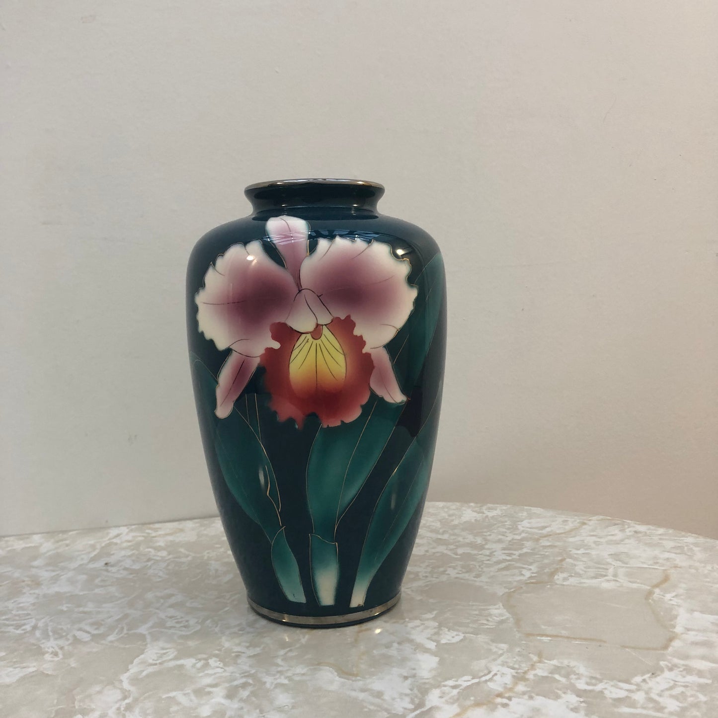 Vintage Iris Vase