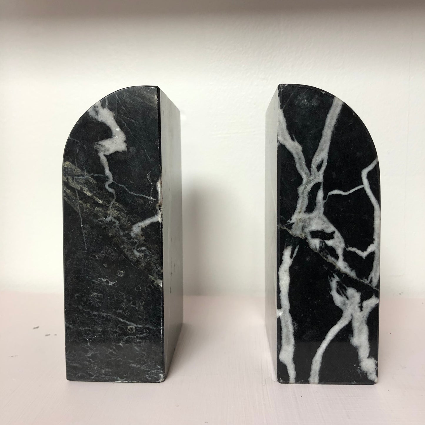 Black Marble bookends