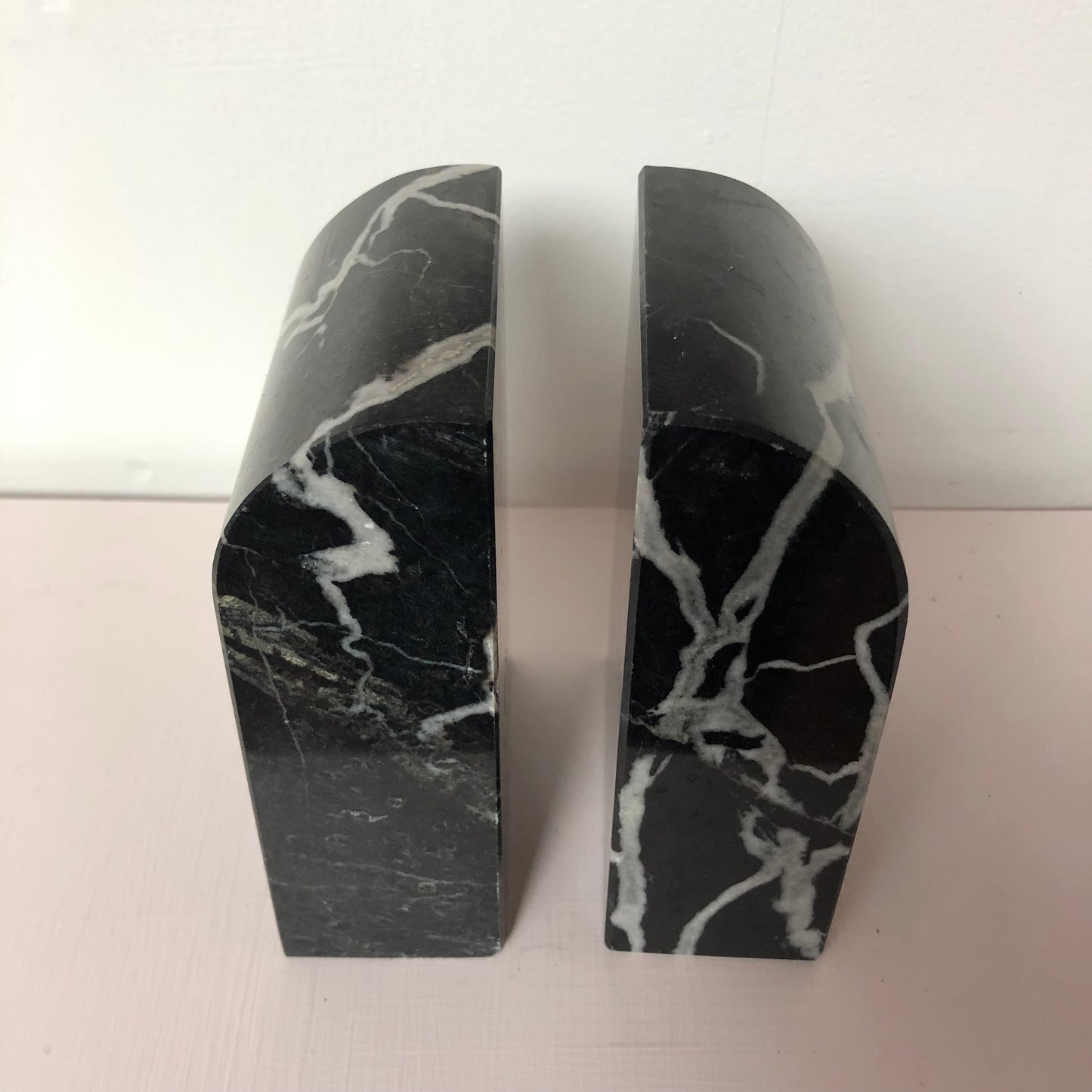 Black Marble bookends