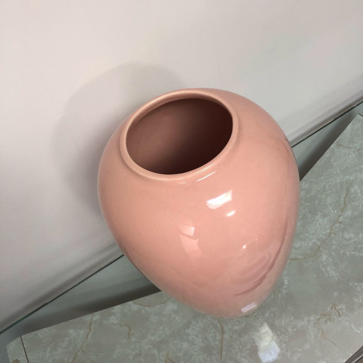 Tall Pink Haegar Vase