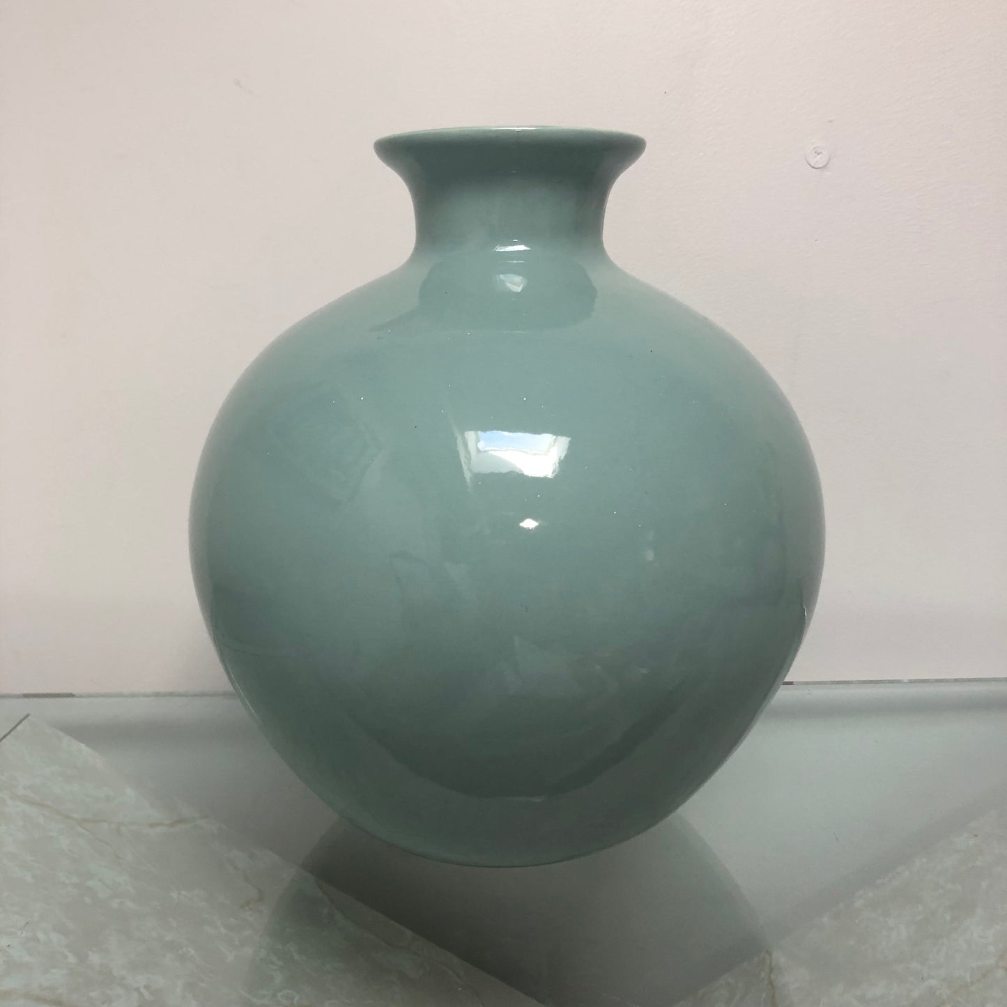 Vintage Teal Vase