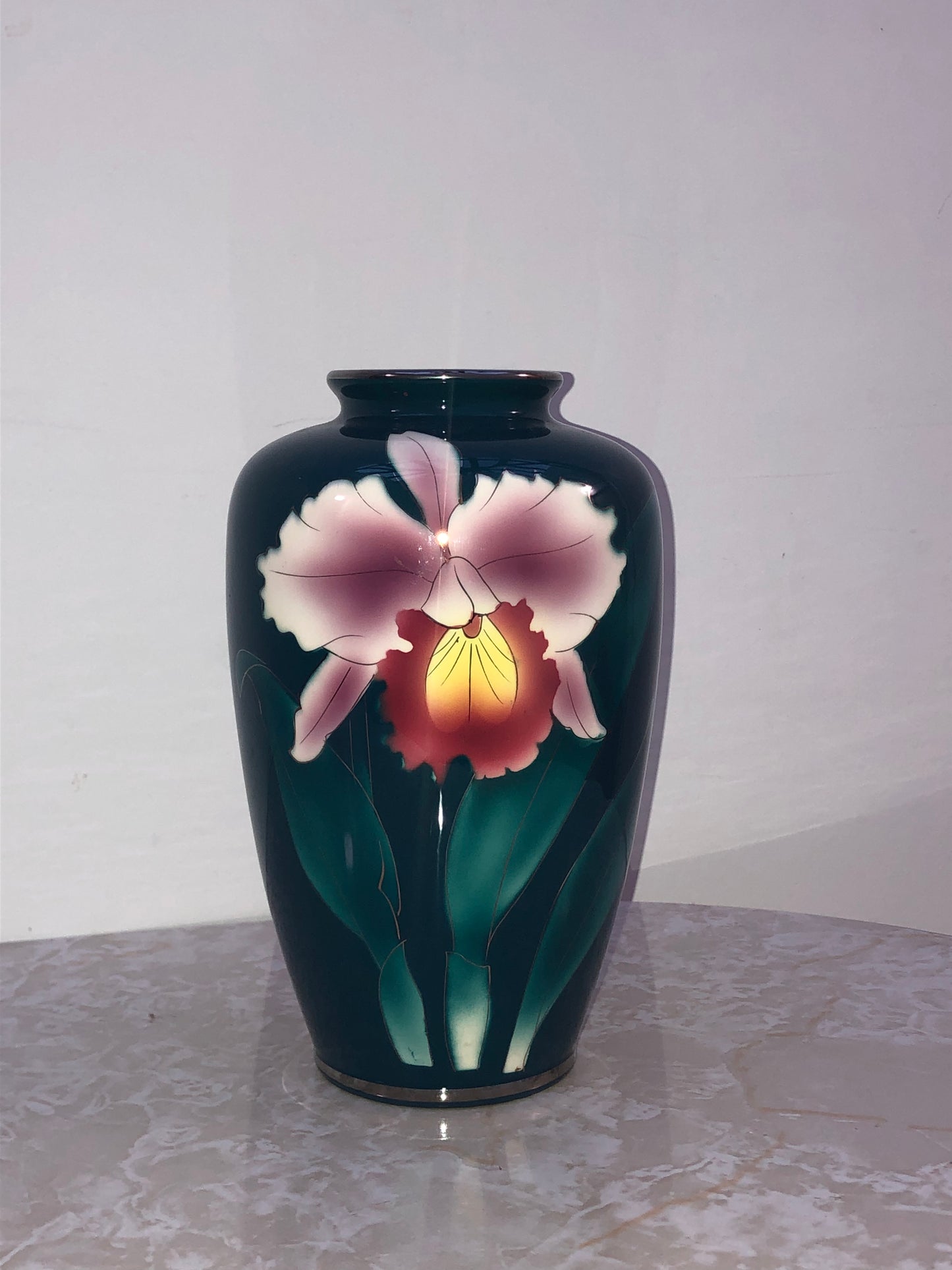 Vintage Iris Vase