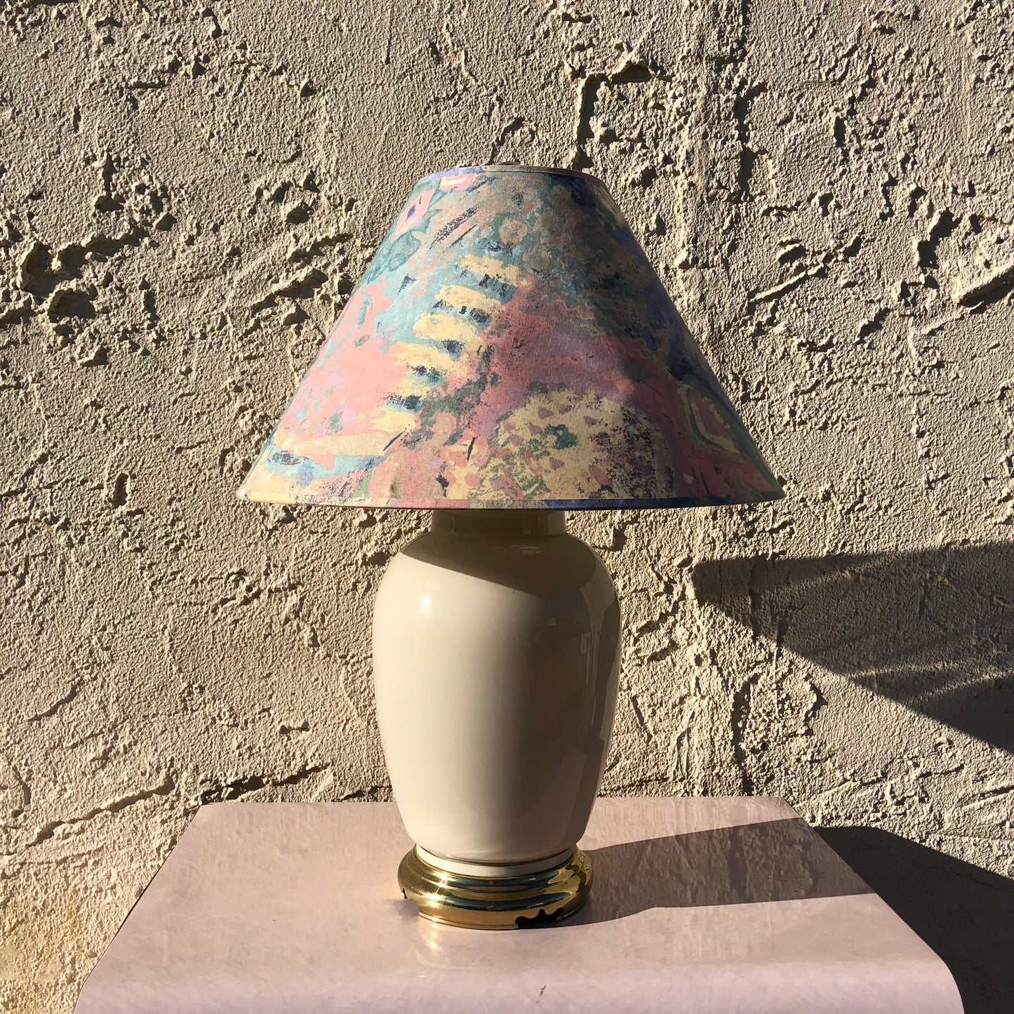 Vintage Cream Lamp