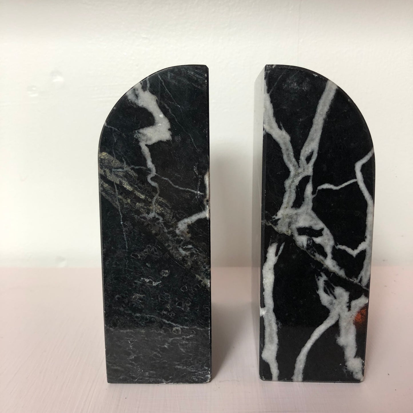 Black Marble bookends