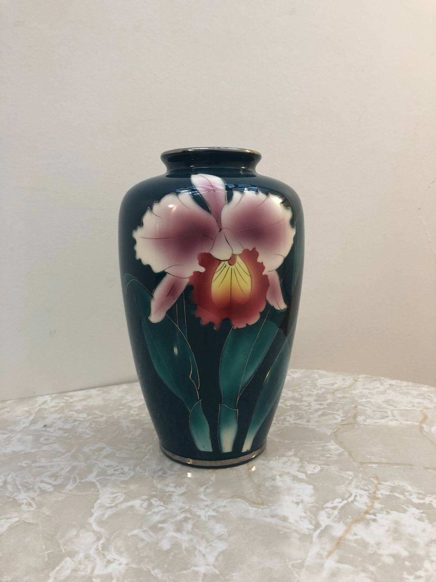 Vintage Iris Vase