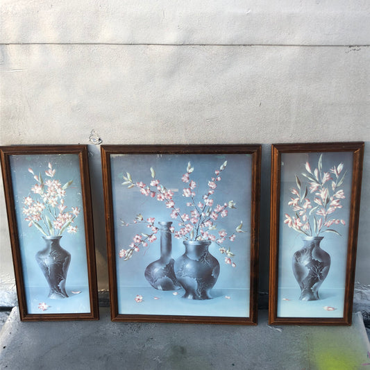 Vintage Still Life Triptych