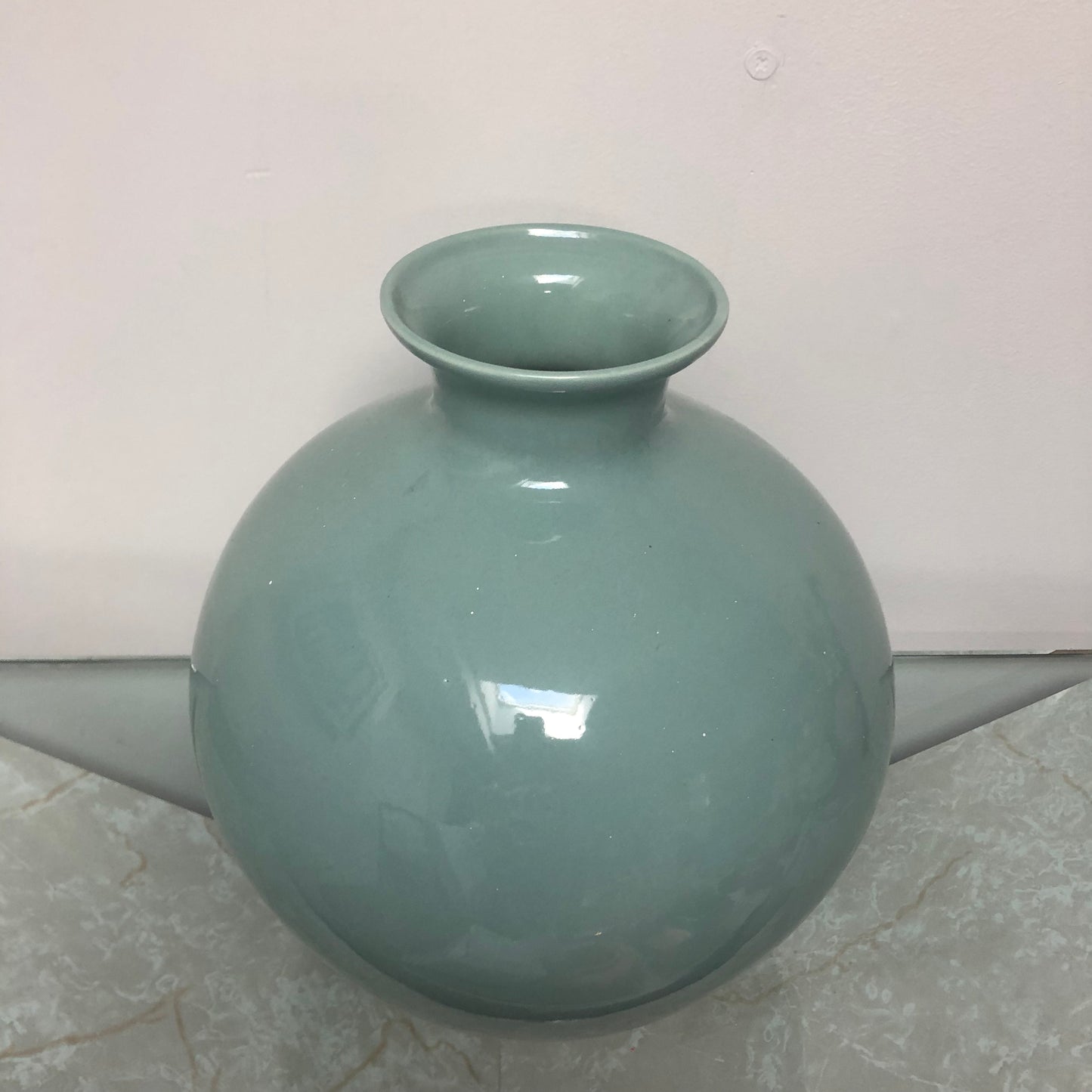 Vintage Teal Vase