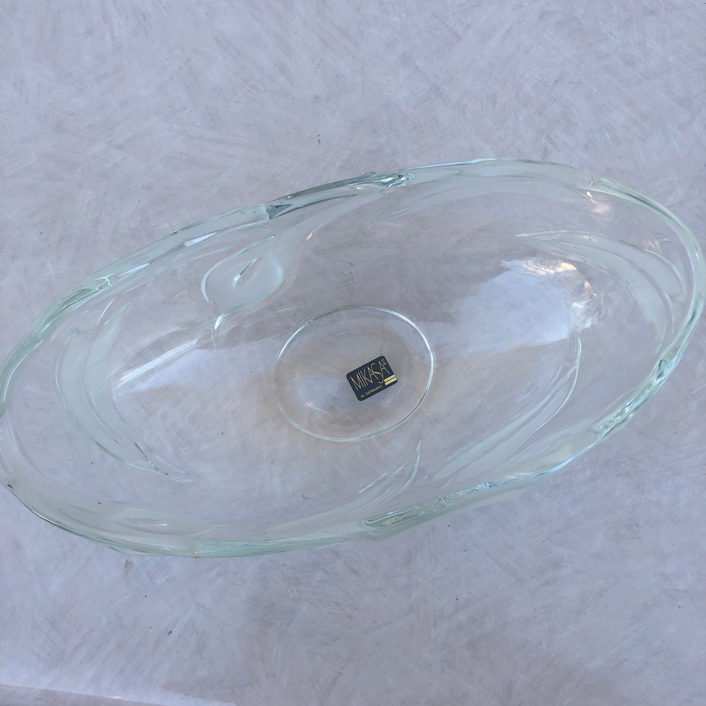 Mikasa Calla Lilly glass bowl