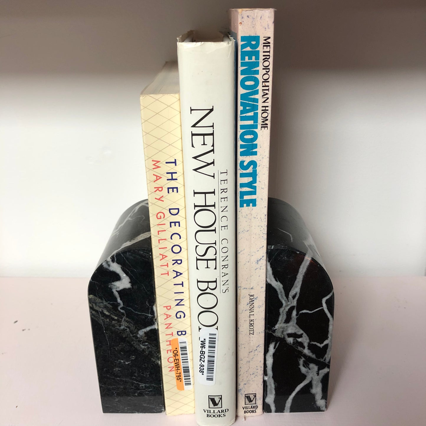 Black Marble bookends