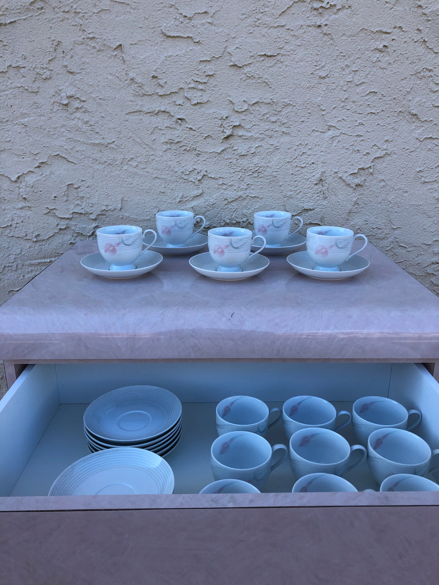 Pink Serenade Mikasa Tea Set