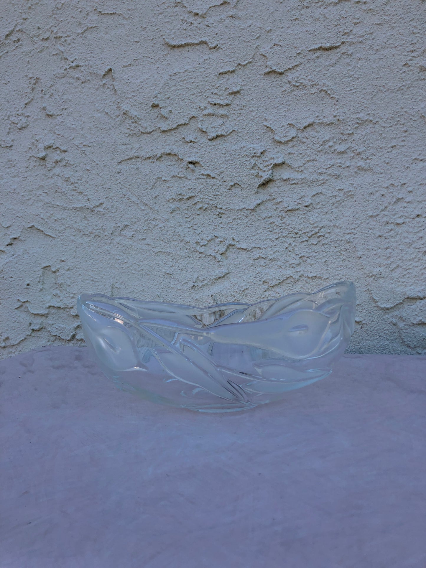 Mikasa Calla Lilly glass bowl