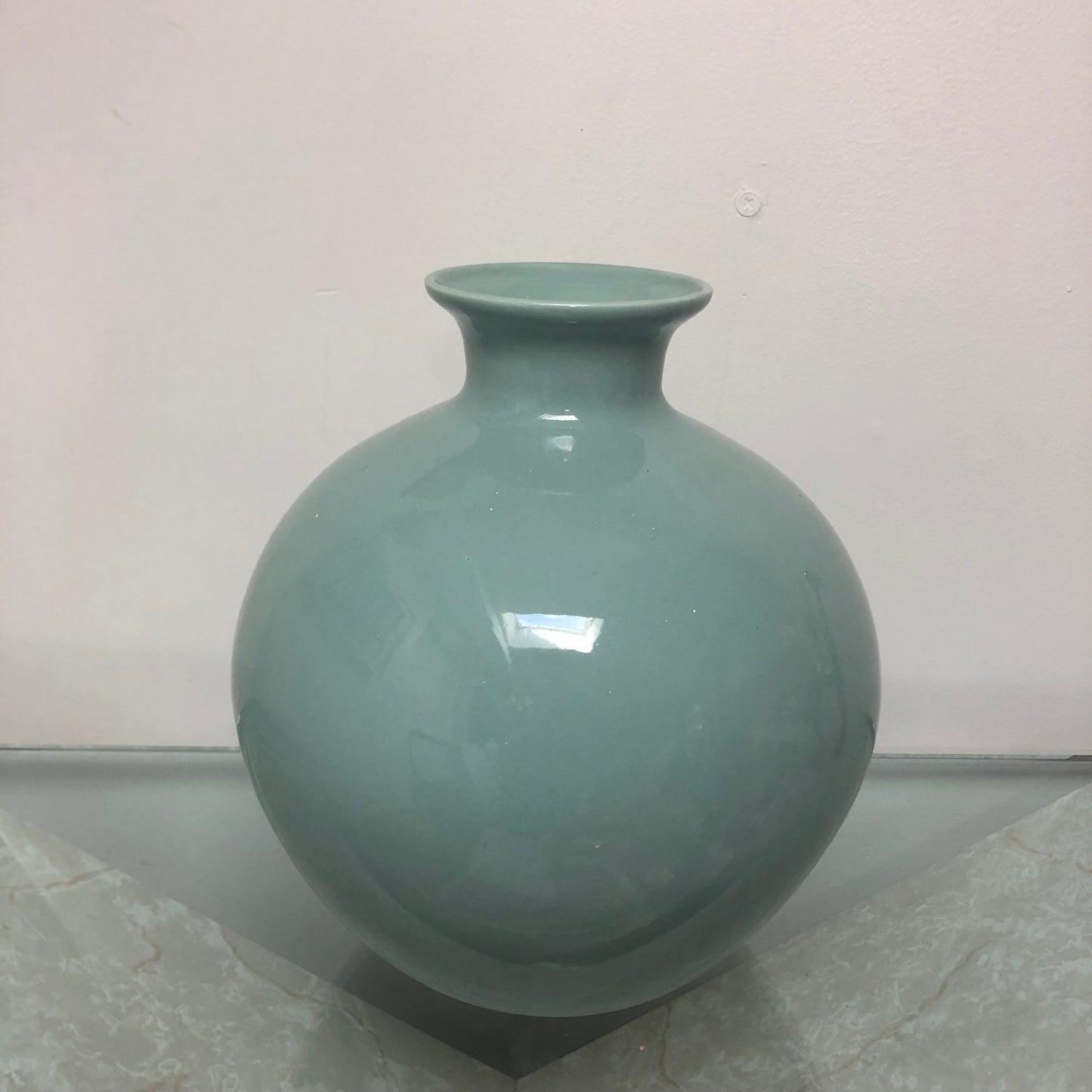 Vintage Teal Vase