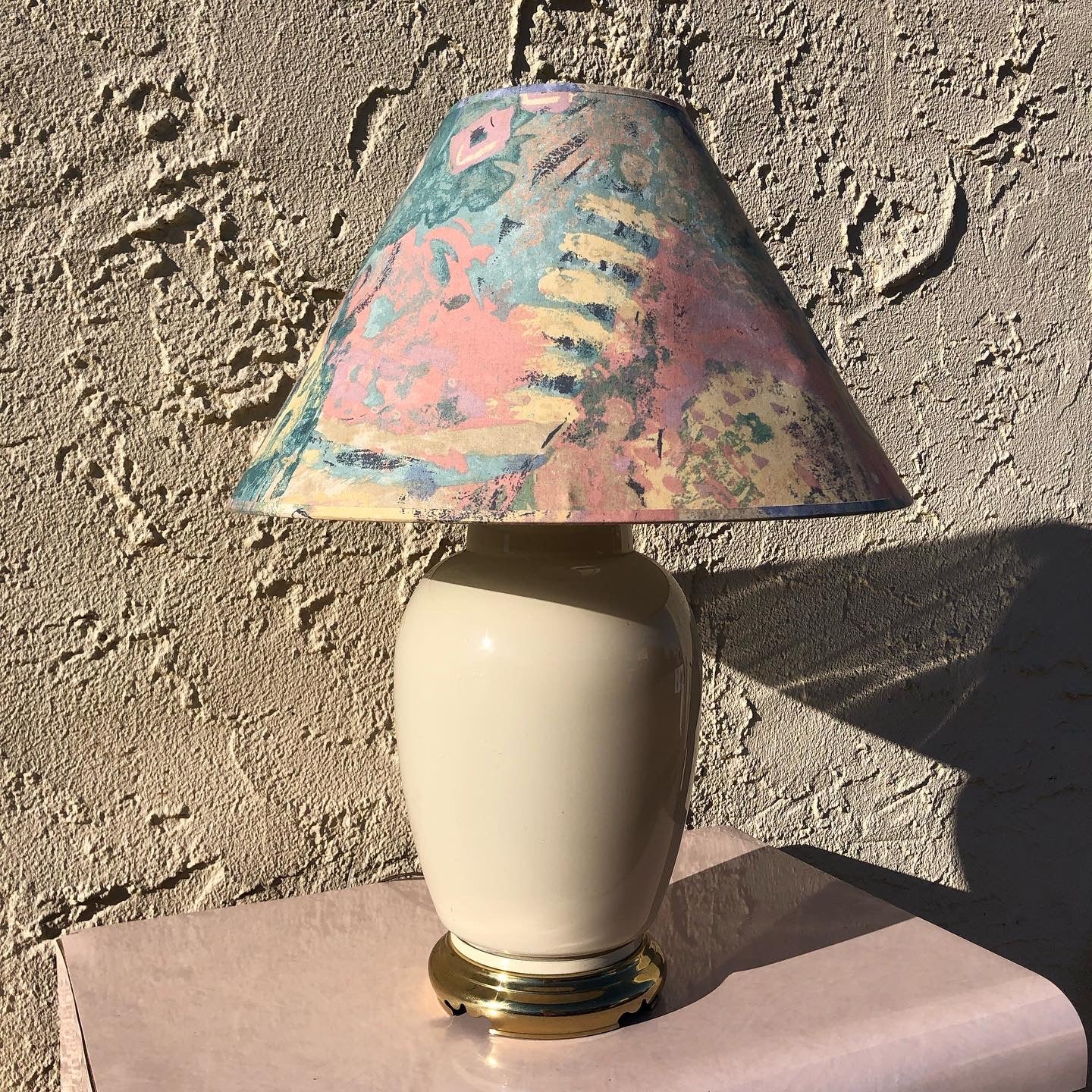 Vintage Cream Lamp