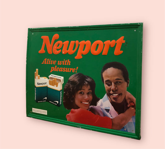 Newport Metal Sign