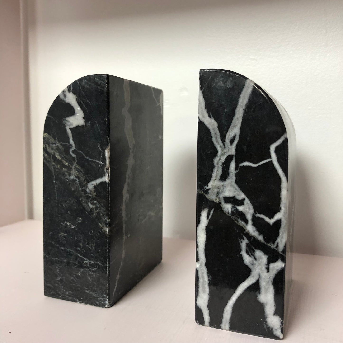 Black Marble bookends