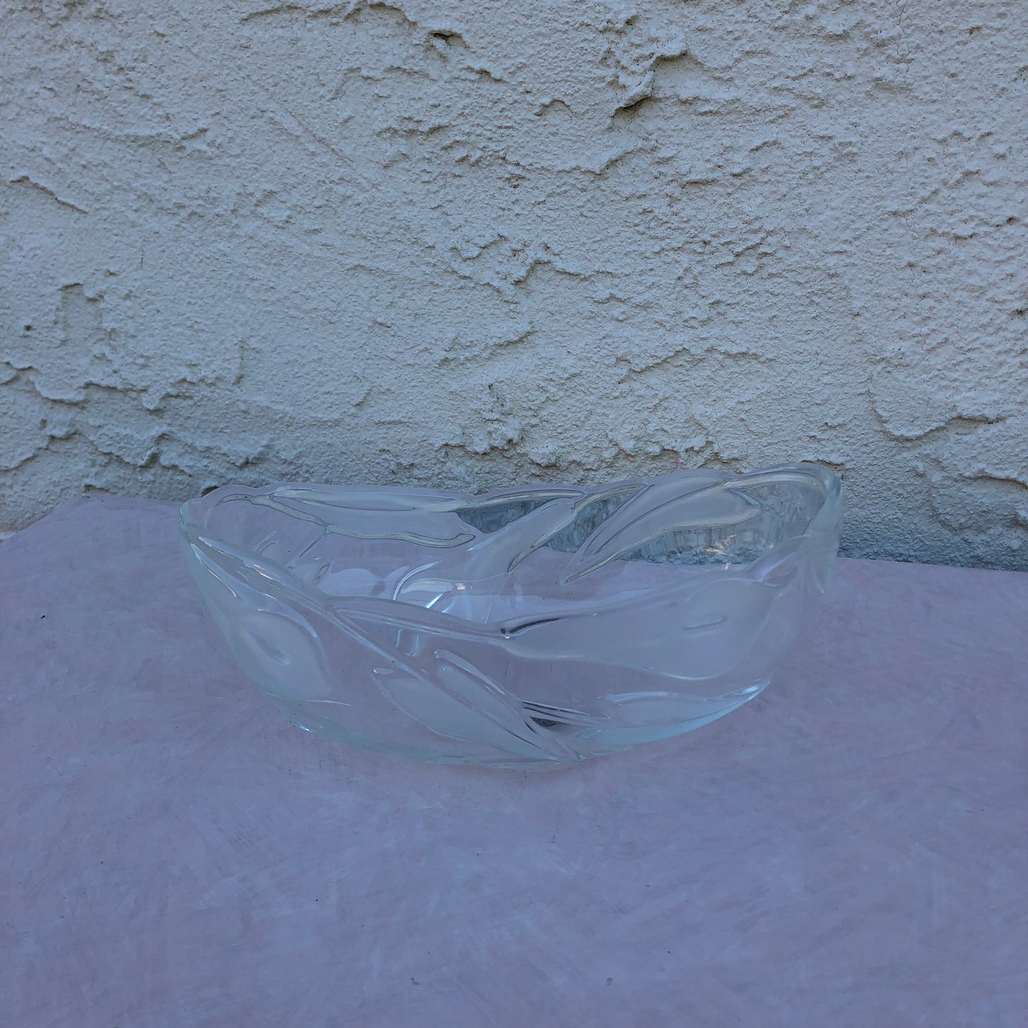 Mikasa Calla Lilly glass bowl