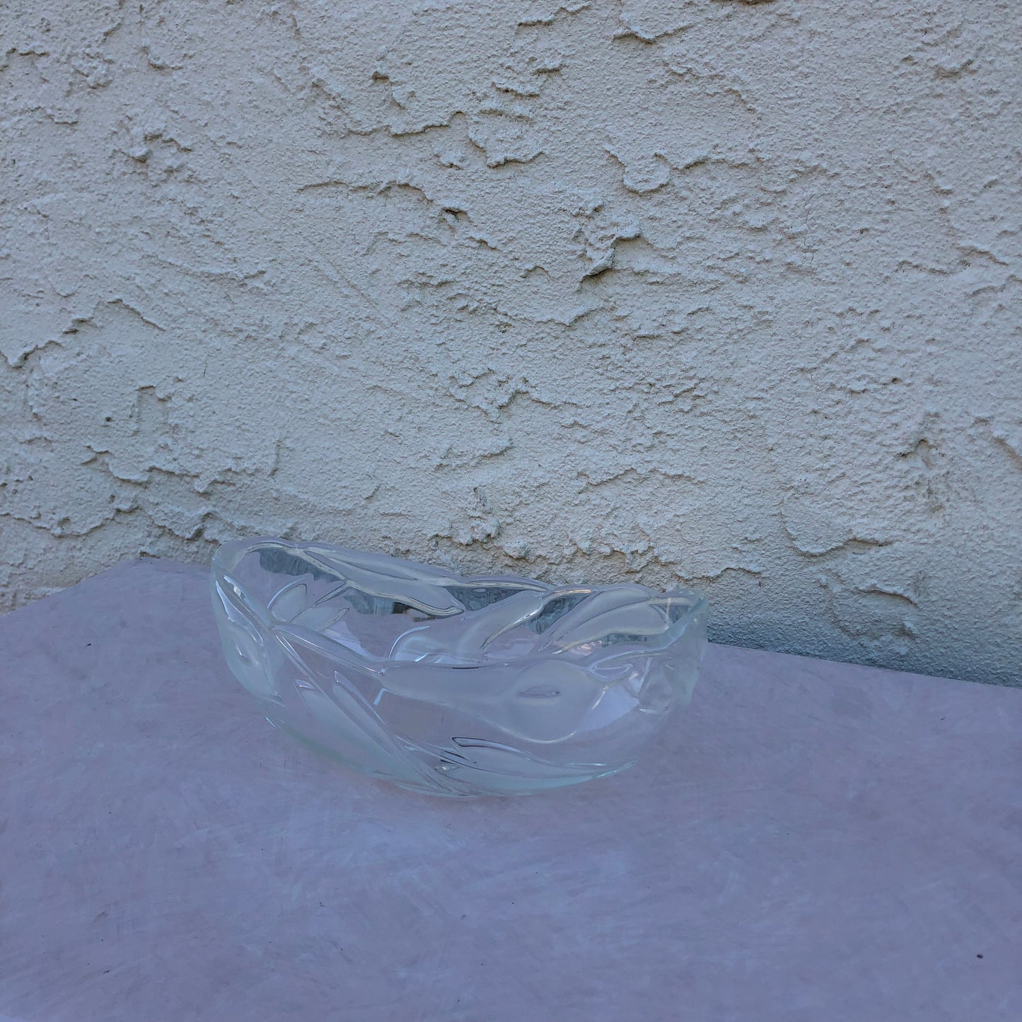 Mikasa Calla Lilly glass bowl