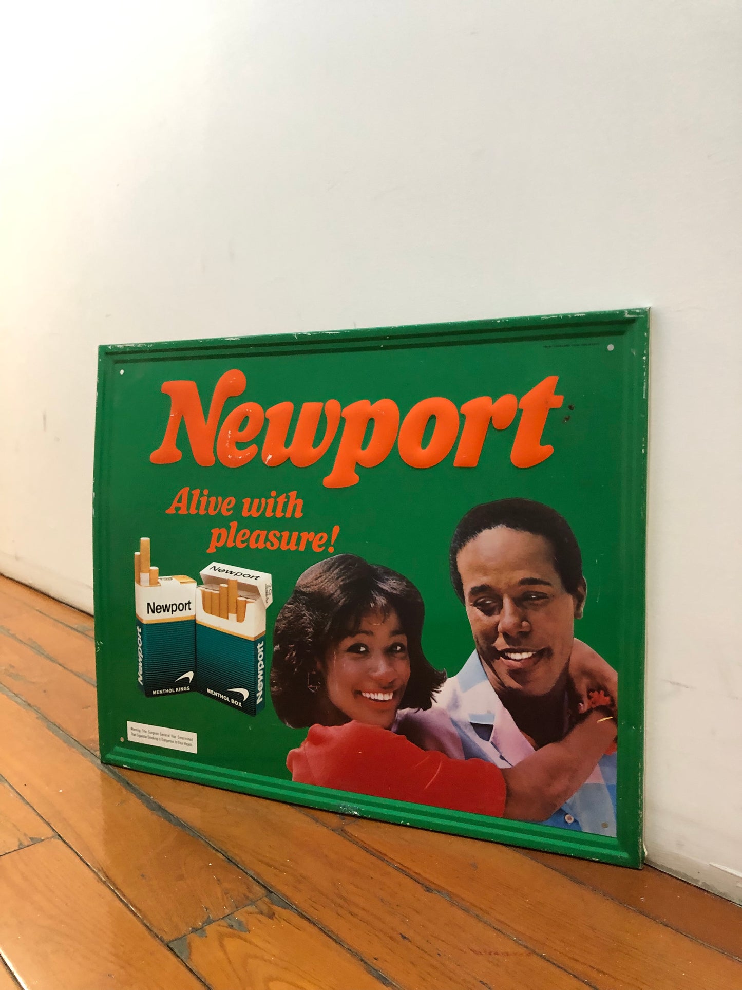 Newport Metal Sign