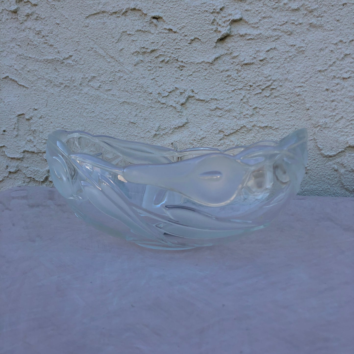 Mikasa Calla Lilly glass bowl