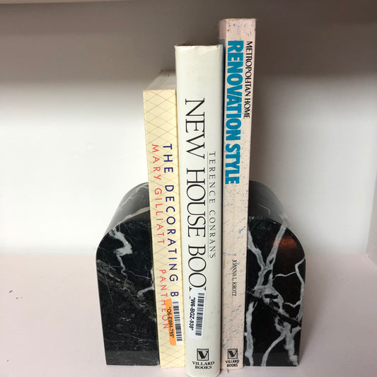 Black Marble bookends