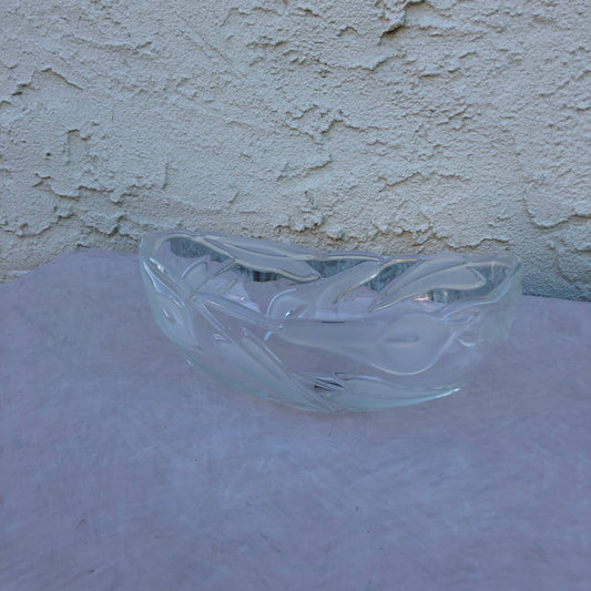 Mikasa Calla Lilly glass bowl