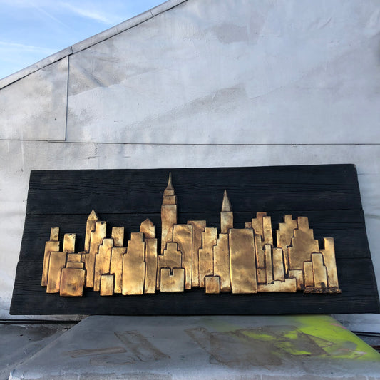 Large NYC Skyline Art