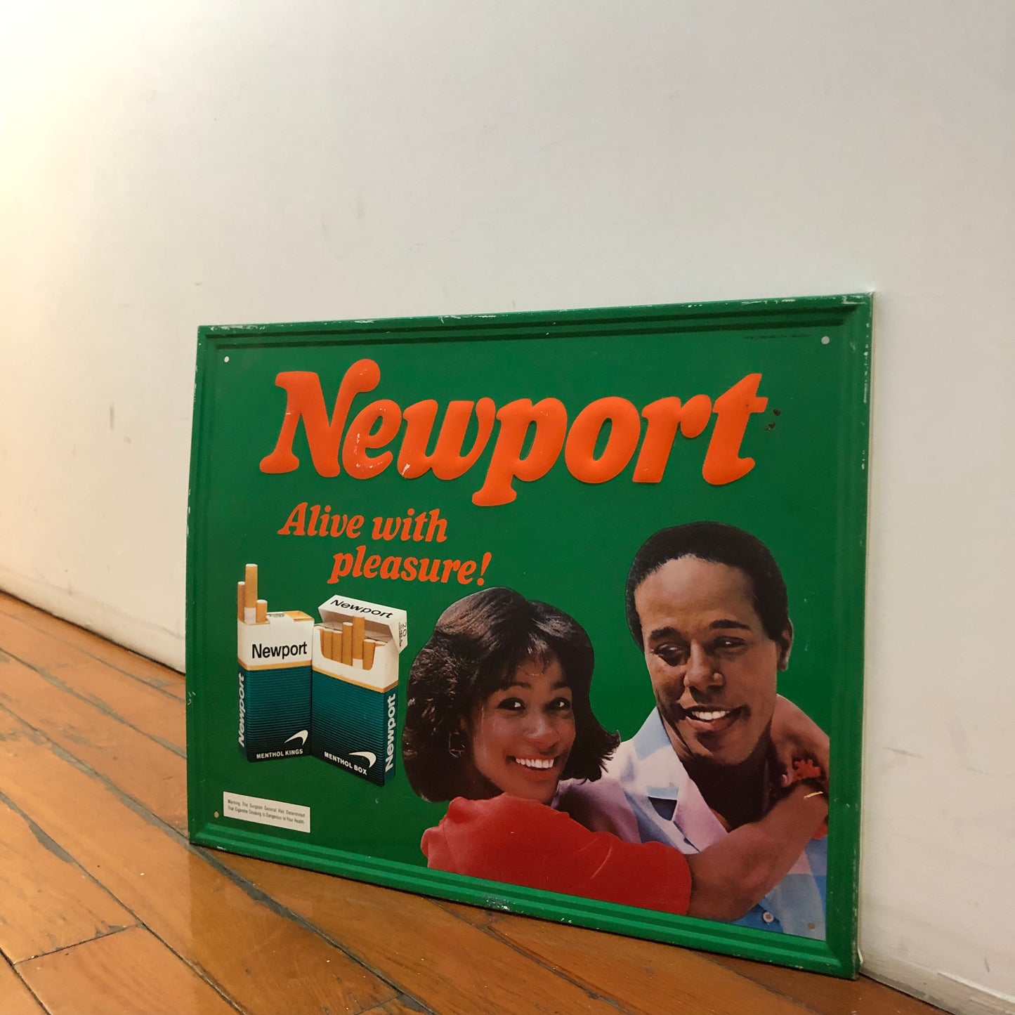 Newport Metal Sign